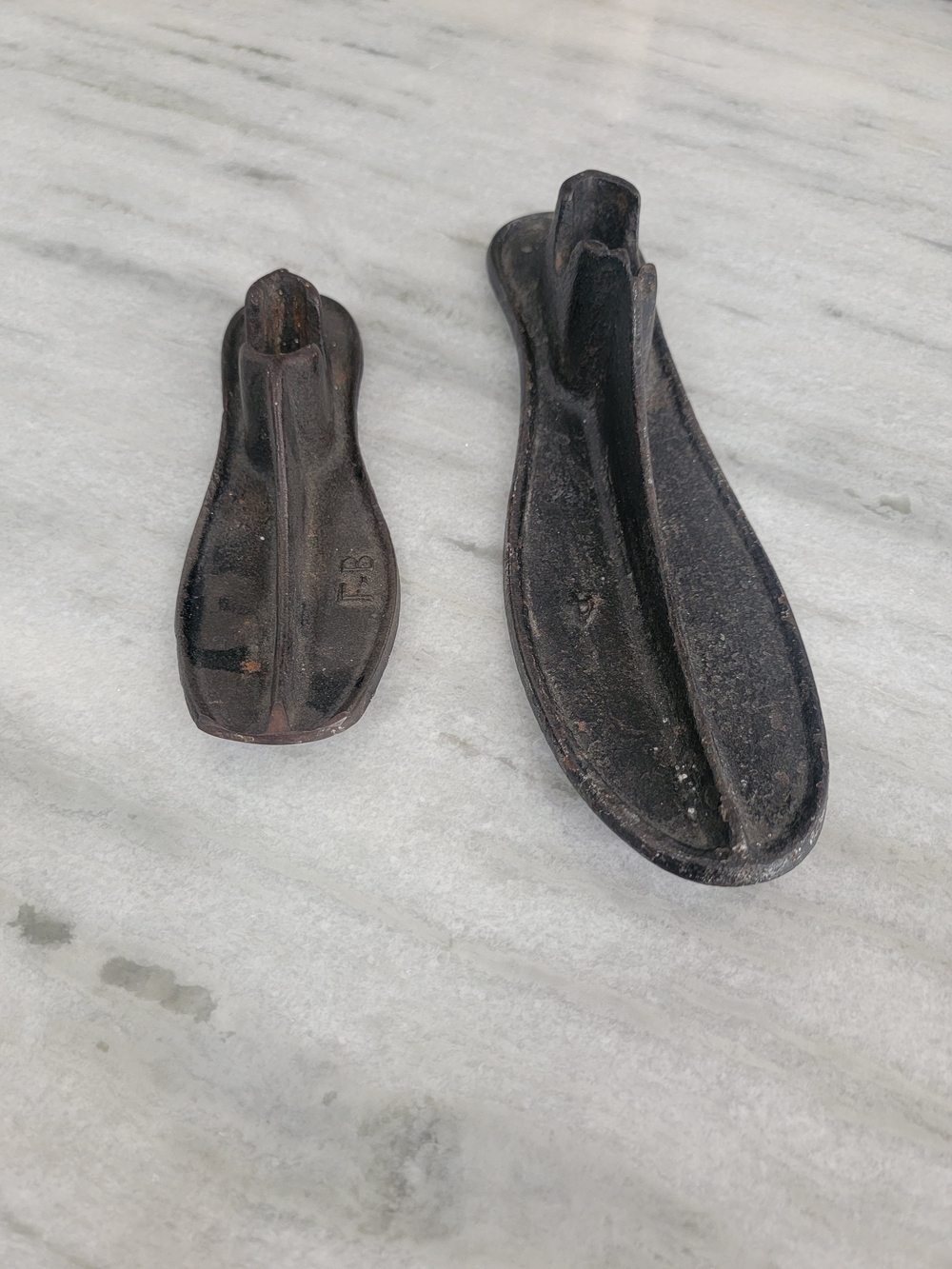 Vintage Cast Iron Shoe Lasts - Black
